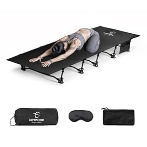 HITORHIKE Camping Cot Compact Folding Cot Bed for Outdoor Backpacking Camping Cot Bed