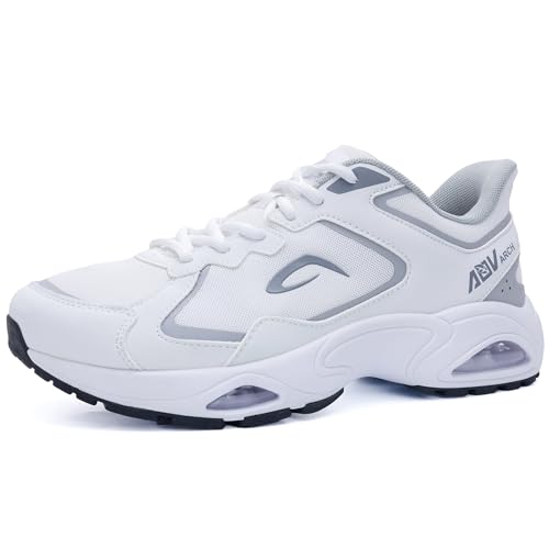 Autper Wide Toe Box Running Shoes for Men Arch Support Walking Sneakers Orthotic Slip On Tennis...