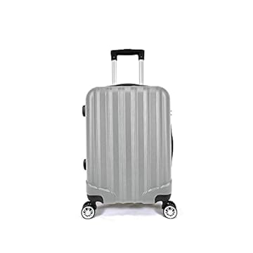 Mala de Bordo ABS 4 Rodas Adventure Fortt Prata - MAB01-PR