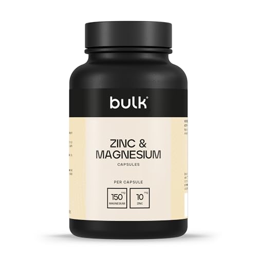 Bulk Zink- und Magnesiumkapseln Unterstützt die Gesundheit der Muskelknochen und hilft gegen Müdigkeit 60 Capsules