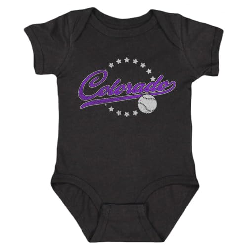 Image of Retro Vintage Style Kid's Bodysuit for Baseball Fans