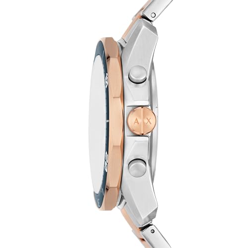 Image of Armani Exchange A|X Dive-Inspired Stainless Steel Watch for Men