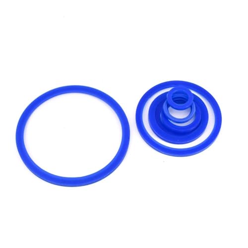 Tool Part for 19/25/32/38/45/51/63/76/89/102/108mm OD Welding SMS Blue Silicone Ket Washer Sealing Ring Repair Repacement - (Size: 25mm)