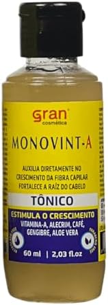 Tônico Ativador Monovin - A e Vitamina B5 60ml Gran Cosmética Est...