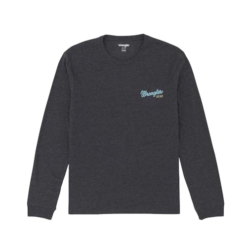 Wrangler Men's Long Live Cowboy Long Sleeve Tee Shirt2