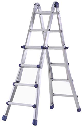 scala alluminio marchetti allungabile squadra mt 6,4 pioli 12+12
