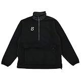 LUZeSOMBRA(ルースイソンブラ) TWM BIG POCKET FLEECE TOPS L1212150 (ブラック, XL)