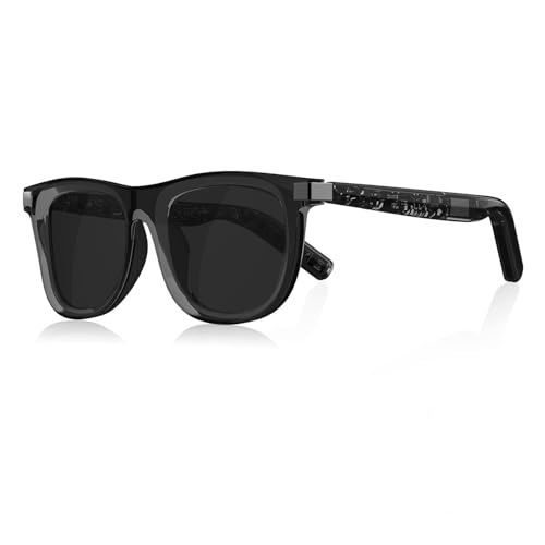 Image of Smart Glasses with Wear Detection Auto On /Off Outdoor Mode | Polarized Smart Sunglasses with Bluetooth Speaker, Noise Reduction, Athletic /Outdoor UV Protection and Voice Control, Unisex