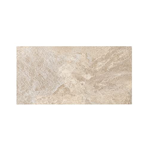Palazzo Self Adhesive 12-Inch Vinyl Floor Tiles, 20 Rectangular Tiles - 12" X 24", Azurro Marble Pattern - Peel & Stick, Diy Flooring For Kitchen, Dining Room, & Bedrooms By Achim Home Décor #TOP20