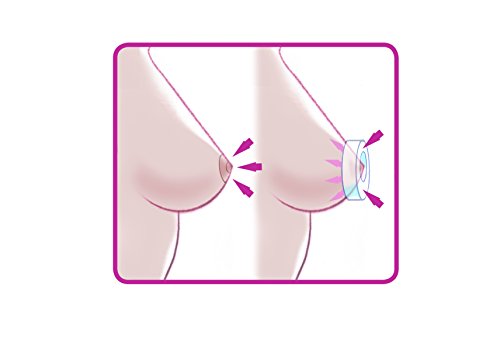 ELANEE Brust-Ringe, Schutz der Brustwarze BH-Kontakt durch Hohllagerung, ideal bei wunden, entzündeten Brustwarzen durch Stillen, 10 Stück (222-00)