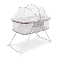 MFSLOVE Tragbares Babybett mit Moskitonetz, Reisebett, Babywiege, Faltbare Babywiege von Neugeborenen bis 6 Monaten
