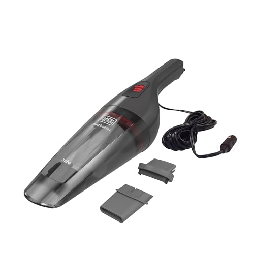 BLACK+DECKER dustbuster 12V Corded Handheld Car Vacuum Cleaner, NVB12AV-XJ