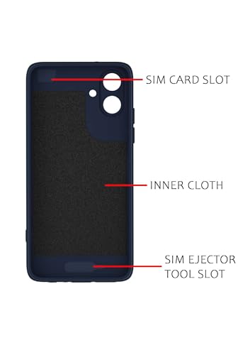 Image of amazon basics Back Cover for Samsung Galaxy A07 / M07 5G Soft Matte Silicone Mag-Safe Design (Mag-Safe Not Support) Camera Protection | Slim Fit Bumper Cover (Blue)