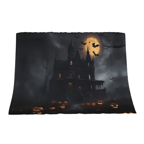 Couverture voyage douce plaid gothique Halloween contre le froid - 4
