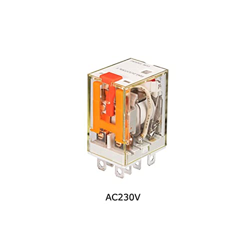Relais miniature RKL2CO-LT 10A AC 230V avec indicateur LED et bouton test