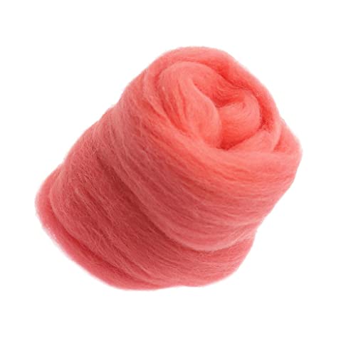 Baoblaze 3x 10g Feine Märchenwolle Filzwolle Kammzug – Bild 6
