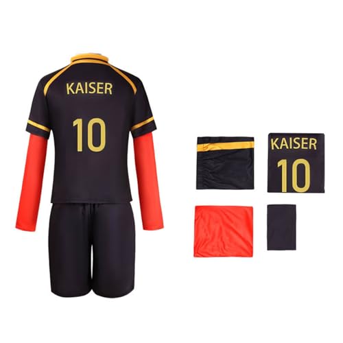 Cos-Animefly Adult Cosplay Costume for Men Cosplay Germany Football Jersey Set Casual Sportswear Halloween Outfit