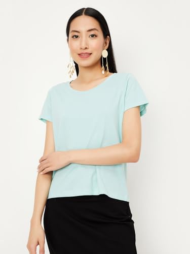 Image of Max Plus Size Women Solid T-Shirt