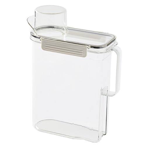 Dispensador de Detergente para Ropa, Contenedor de Polvo para Ropa de Gran Capacidad, Dispensador de para Ropa con Tapa para Organización y Almacenamiento de Lavandería
