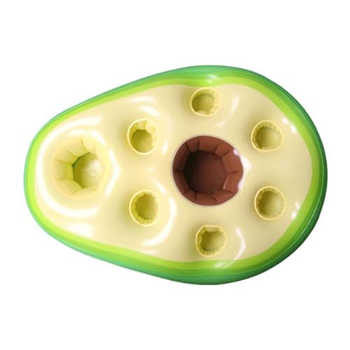 Bar de plage flottant avocat et grand plateau piscine gonflable