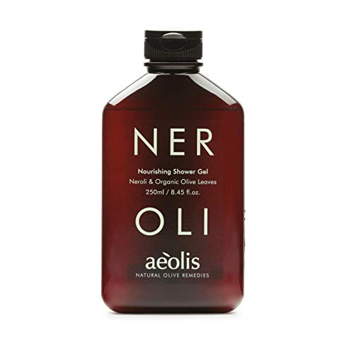 AEOLIS Refreshing Shower Gel with Neroli and Olive Leaves – Greek Olive Oil Shower Gel for Men & Women – Clean Beauty Body Cleanser – Natural Skincare from Greece – Invigorating Body Care 9.12 Fl Oz