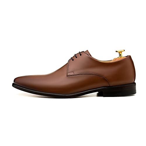 Image of Leather Formal /Classic Shoes Oxfords Plain Derby Merida