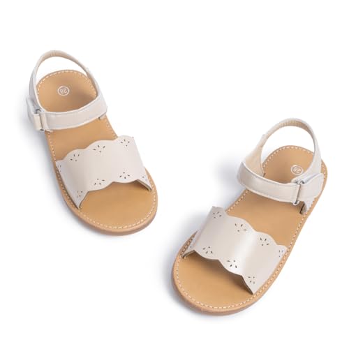 Image of Boys Girls Sandals Open Toe Breathable Princess Non-Slip Flats Summer Beach Lightweight Rubber Sole Sandals (Toddler /Little Kid)