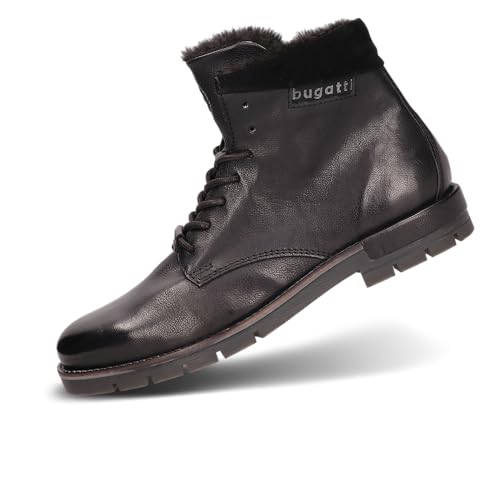 bugatti Homme 331-ahb50 Botte en cuir marron élégante pour l'automne