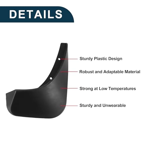 Image of Mud Flaps Splash Guards for Toyota Yaris 2006-2013 Front & Rear Mud Guards W /Mount Accessories