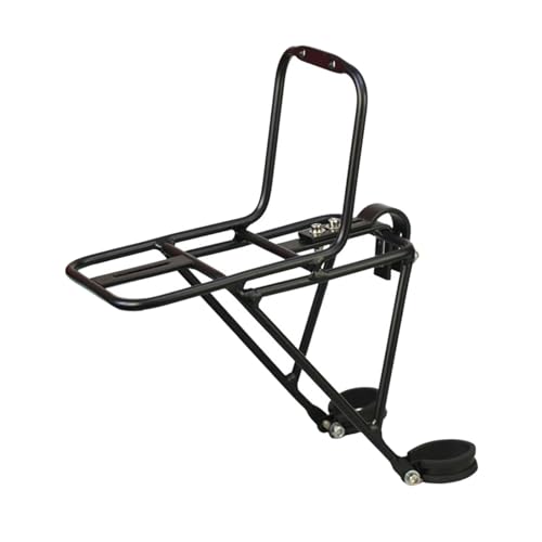 kowaku Bike Front Carrier Rack Cargo Pannier Lightweight Accessories Metal Bag Luggage Shelf Bicycle Front Rack for Cycling Riding, Disc Brake
