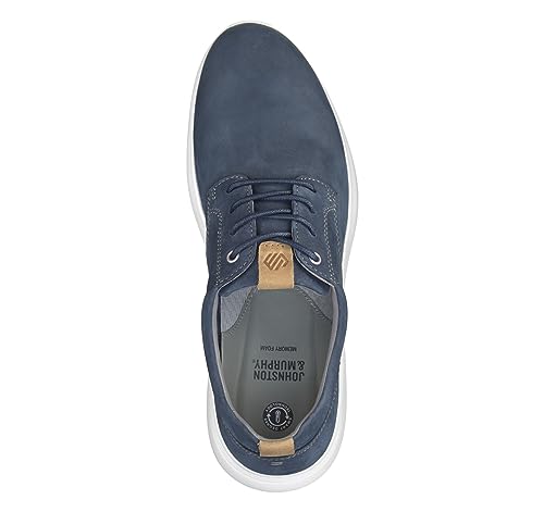 Johnston & Murphy Men’s Amherst Plain Toe Shoes | EVA Sole & Cushioned Footbed | Breathable Casual Shoes | Full-Grain Leather | Lightweight Athletic Construction2