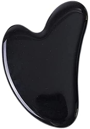 FENGSHUI AGATE Gua sha Face Massage Tools used for face, antiaging, Dark Circle, Acupressure and Massage. (Black Obsidian) (B09FGSVYT8) Amazon Price History, Amazon Price Tracker