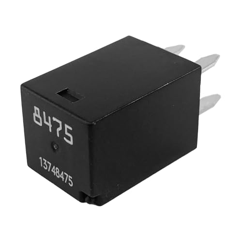 5-Pack Relay Automotriz 13748475, 12V 30A 4-Pin SPST, Sustituye OEM 13748475 para Múltiples Sistemas Vehiculares miniatura 5