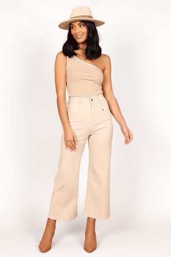 Petal & Pup Women's Georgette High Waisted Straight Leg Pants2