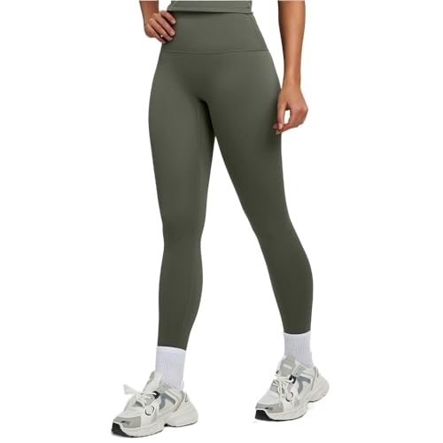 BFIENXAQL Ruiziliang Pantalones de Yoga sin Costuras de Alta Elasticidad for Mujer, Mallas de Entrenamiento y Correr con Levantamiento de glúteos de Cintura Alta(Olive Green,L)