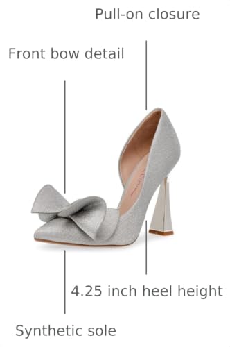 Image of Betsey Johnson Women's Nobble Bow D'Orsay Heels