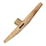 LIFKOME Holzbearbeitung Handhobel Verstellbarer Schabhobel mit Ergonomischem Holzgriff Rundboden...