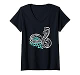 Serpent Kundalini avec symbole infini. Lotus de yoga avec cobra pour femmes, hommes, professeurs de yoga et bouddhistes. Idée cadeau pour le yoga, le zen et la méditation. Yoga Harmonie pour le bien-être, la gym, le Reiki, la relaxation, le sport, le