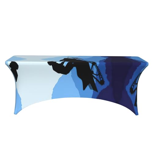 Housse table élasthanne motoneige nappe stretch extensible EdWal 1.8m - 3