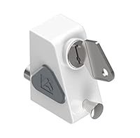 ALMA 9010 9002-9010 Schiebeschloss, weiß