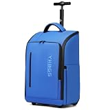 GOTECH Rolling Backpack Waterproof Commuter Backpack with Wheels for Business, Laptop Compartment for 15.6-Inch Laptop, Wheeled Carry-On Bag for Adults