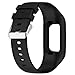 Juaupepo Silicone Sport Band Compatible with Fitbit Charge 6/Charge 5 Band with Case for Soft Silicone Strap with Shatter-Resistant Protective for Charge 5/Charge 4/3 Advanced Fitness Tracker