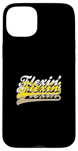 University Varsity-�S�[���h�J���[ Flexin'-X3 Varsity-�S�[���h �X�}�z�P�[�X iPhone 15 Plus �p