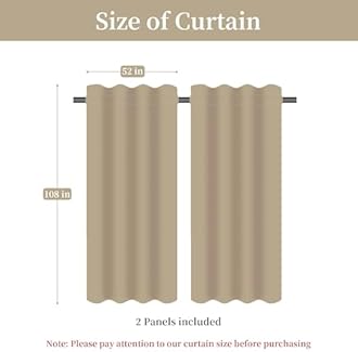 Loom and Mill Luxury Jacquard Curtains for Bedroom Living Room, Pearly Beige Floral Damask Curtains 2 Panels with Tiebacks, Elegant Window Curtain for Banquet Party Decor(52”Wx108”L, 2 Panels)