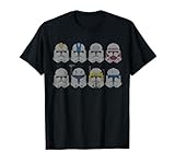 Star Wars Clone Wars Clone Troopers Helmets T-Shirt