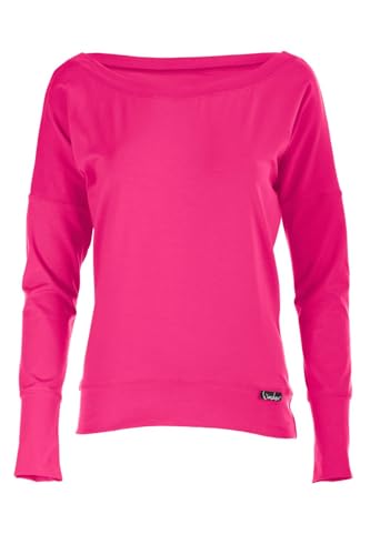 WINSHAPE Damen Freizeit Sport Dance Fitness Ws2 Longsleeve, Rosa, L EU