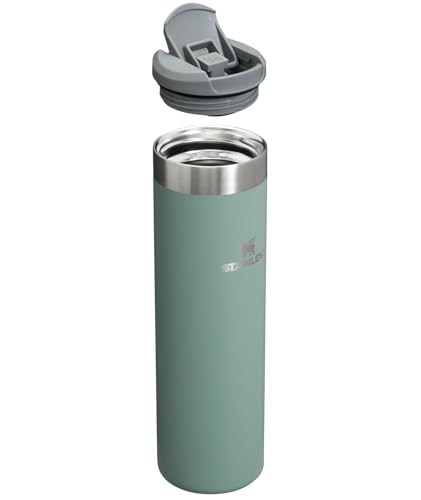 Image of Stanley AeroLight Transit Bottle 20 oz | Locking Drink Through Lid | Leak Resistant Water Bottle or Coffee Travel Mug | Lightweight Insulated Stainless Steel | BPA-Free | Shale