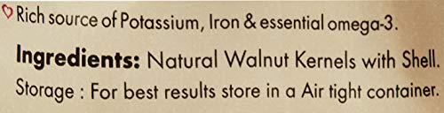 Image of Happilo Premium Inshell Dried Walnut 200g (Pack of 6) | Akhrot Giri | Dry Fruits, Healthy Snacks | Large Size | Walnut with Shell | Rich in Protein, Antioxidants & Source of Omega-3