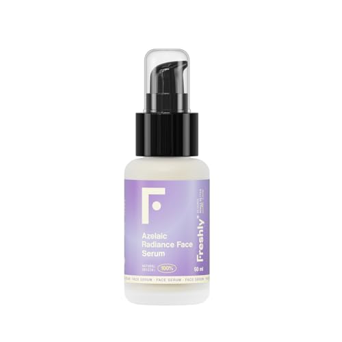 Freshly Cosmetics - Tratamiento Acné Facial Y Piel Reactiva Azelaic Radiance con 10% Ácido Azelaico 100% puro y natural. Crema ligera acné y rojeces 50ml