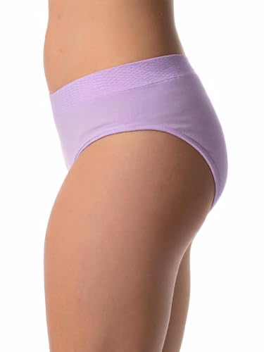 Image of Balanced Tech Moisture Wicking Underwear for Women, Seamless Workout Hipster Brief Bikini Panties